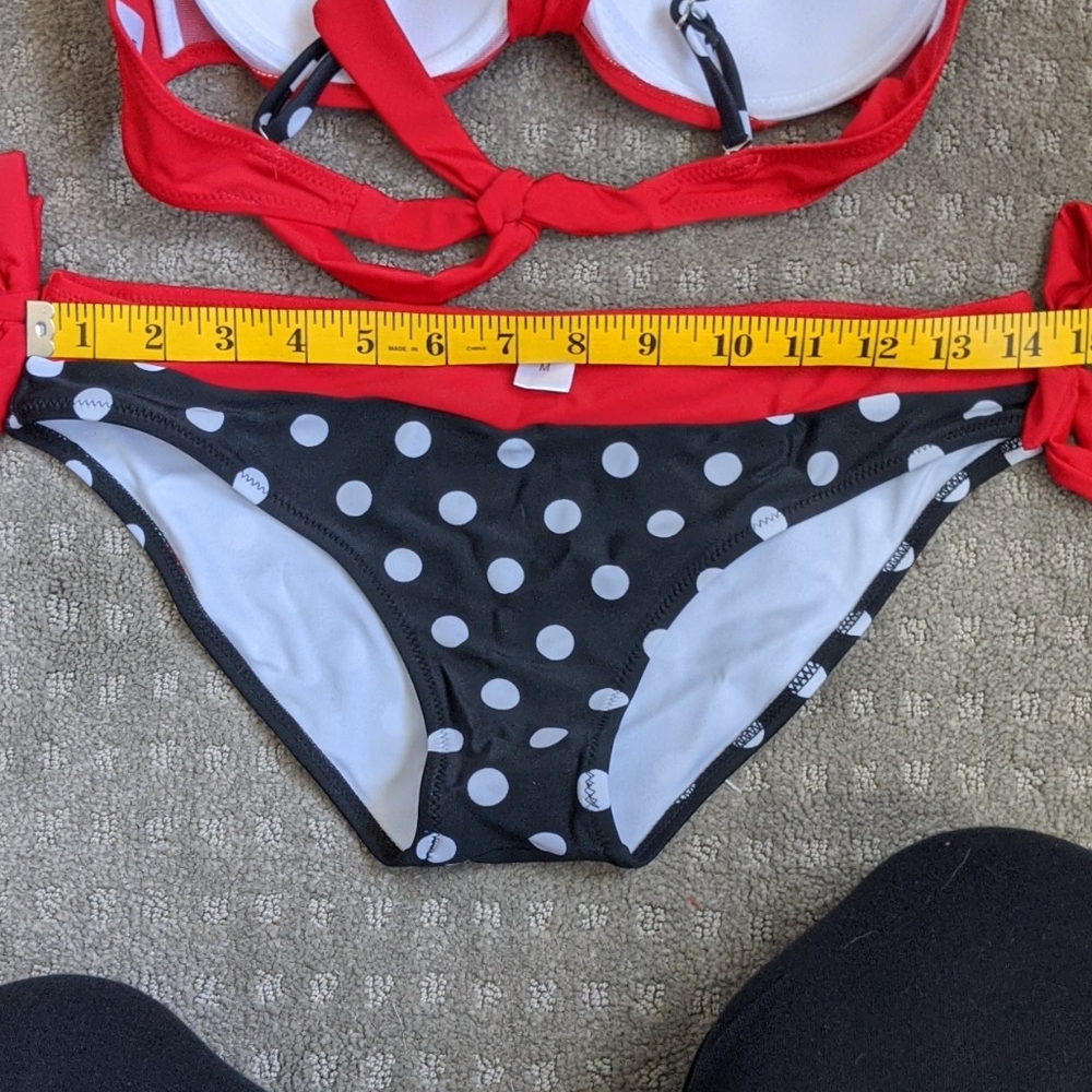 Sexy Two Piece Swimsuit With Padded Push Up Top - Picture 6 of 9